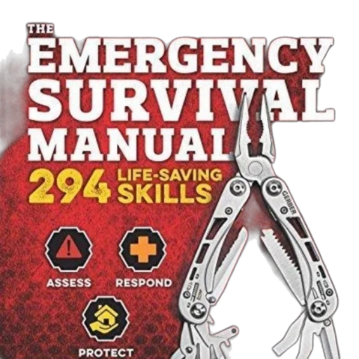emergency, survival, manual, 294, life-saving, skills, author, name transparent PNG cut-out