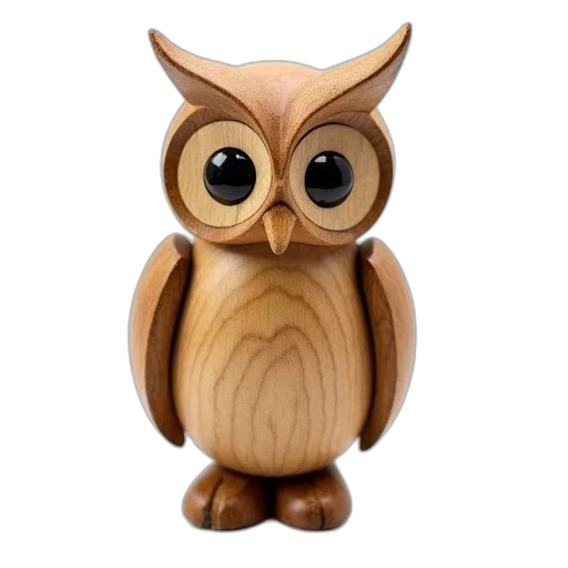 face, mask, animal, staff, 3d render, photorealistic, wooden, owl transparent PNG cut-out