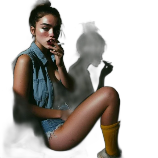 jacket, shoes, dress, face, photorealistic, concept art, oil painting, watercolor transparent PNG cut-out