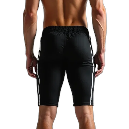 jacket, person, standing, their, back, camera, wearing, black transparent PNG cut-out