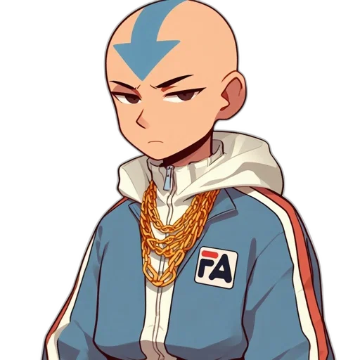 jacket, face, staff, crown, anime, cartoon, pixel art, concept art transparent PNG cut-out