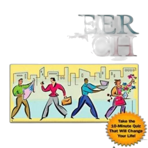 career, match, book, cover, featuring, four, people, business transparent PNG cut-out