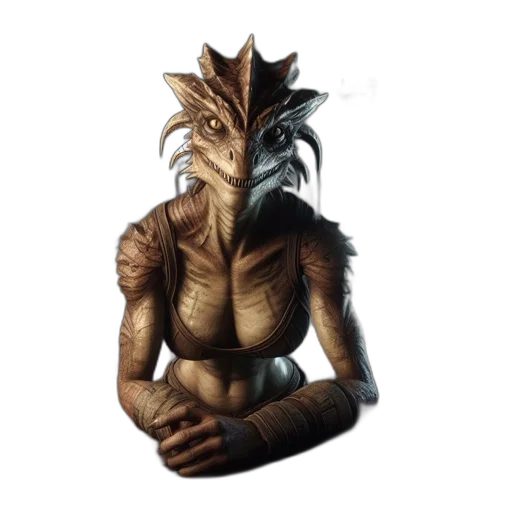 mask, creature, animal, dragon, concept art, fantasy art, 3d render, pixel art transparent PNG cut-out