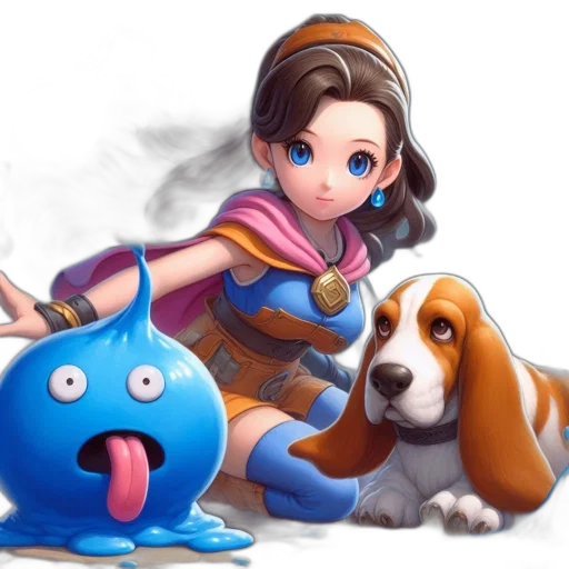 animal, staff, concept art, fantasy art, 3d render, photorealistic, blue, young transparent PNG cut-out