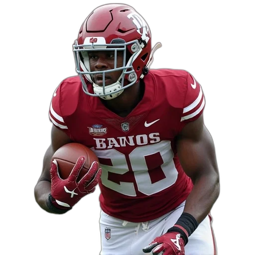 texas, running, back, ajathan transparent PNG cut-out