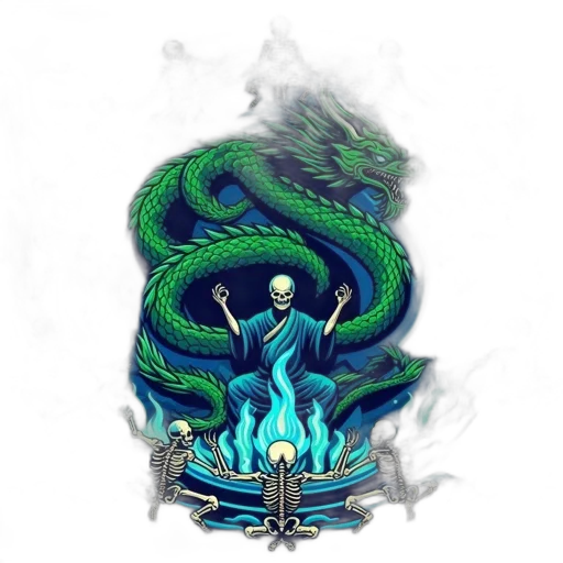 dragon, staff, creature, sword, fantasy art, concept art, pixel art, comic book art transparent PNG cut-out
