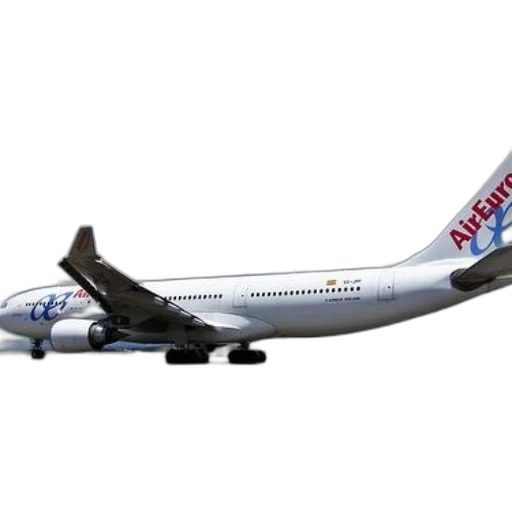 weapon, photorealistic, aireuropa, airplane, parked, tarmac, cloudy, sky transparent PNG cut-out
