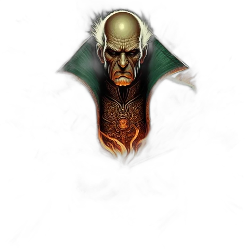 face, staff, mask, creature, concept art, fantasy art, comic book art, pixel art transparent PNG cut-out