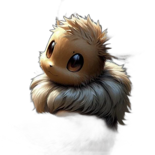 hair, creature, animal, dragon, concept art, fantasy art, pixel art, photorealistic transparent PNG cut-out