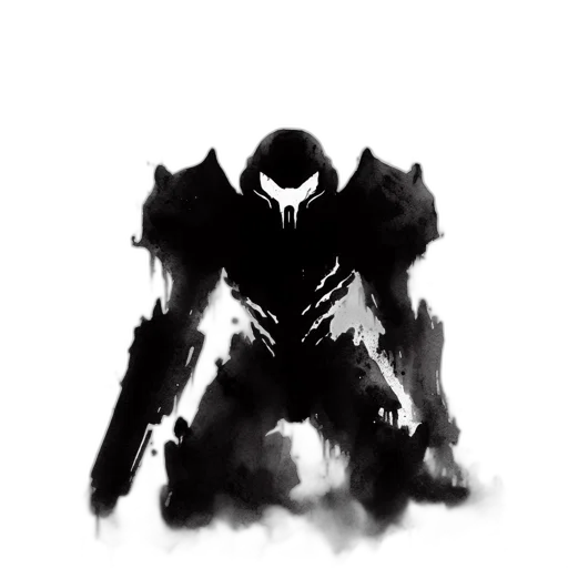 robot, weapon, creature, mask, concept art, fantasy art, comic book art, pixel art transparent PNG cut-out