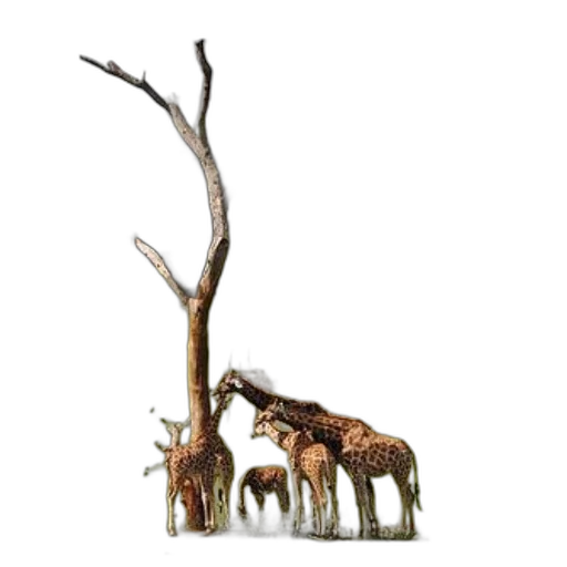staff, animal, tree, furniture, concept art, 3d render, fantasy art, photorealistic transparent PNG cut-out