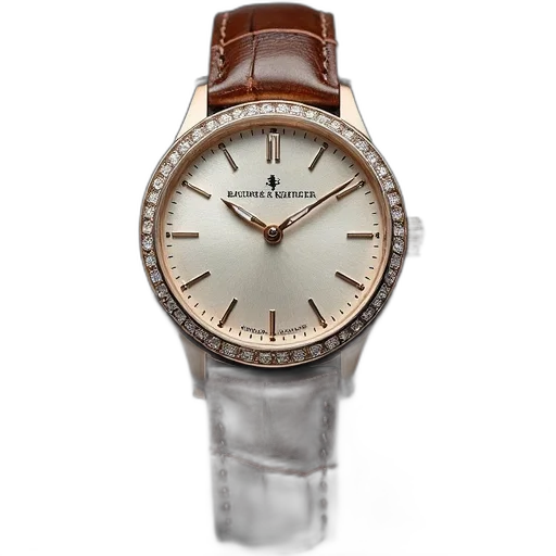 jewelry, new, baume, mercier, lady, automatic, watch transparent PNG cut-out