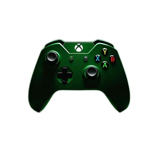 3d render, photorealistic, pixel art, concept art, green, xbox, game, pass transparent PNG cut-out