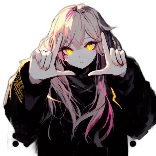 jacket, face, mask, creature, anime, pixel art, cyberpunk, concept art transparent PNG cut-out
