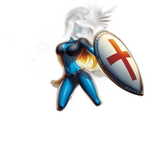 sword, weapon, staff, concept art, fantasy art, 3d render, comic book art, blue-skinned transparent PNG cut-out