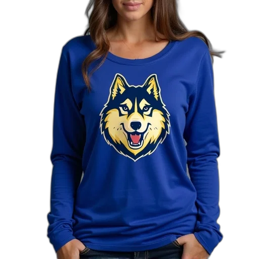 women, royal, michigan, huskies transparent PNG cut-out
