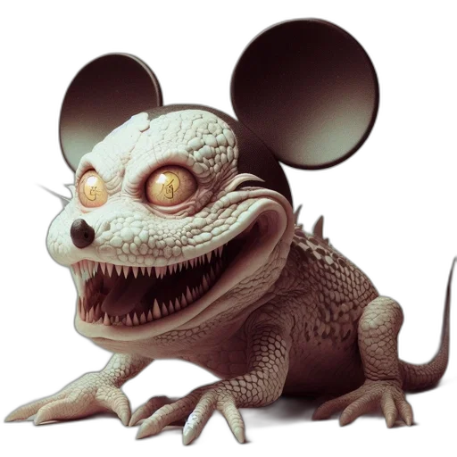 creature, dragon, animal, mask, concept art, 3d render, photorealistic, cartoon transparent PNG cut-out