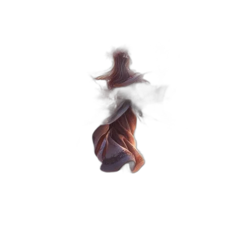hair, dress, dragon, creature, concept art, 3d render, photorealistic, pixel art transparent PNG cut-out