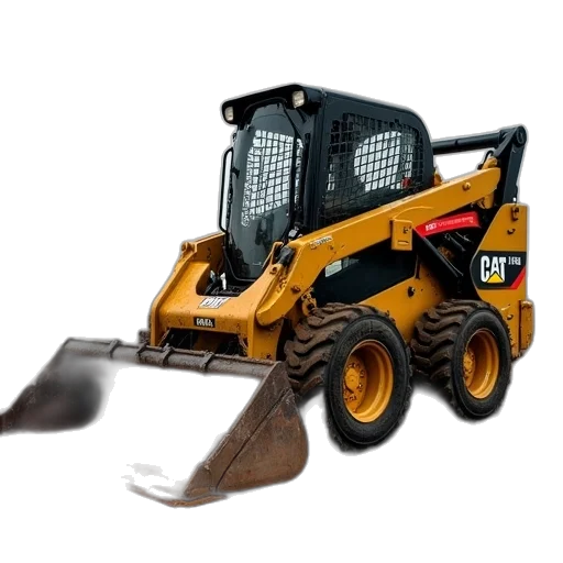 weapon, cat, skid, steer, ready, work transparent PNG cut-out