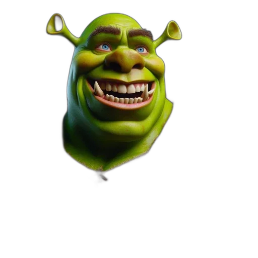face, creature, mask, animal, 3d render, concept art, photorealistic, ogre-warrior transparent PNG cut-out