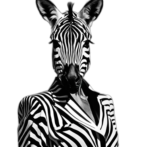 animal, mask, creature, dress, photorealistic, fantasy art, concept art, comic book art transparent PNG cut-out