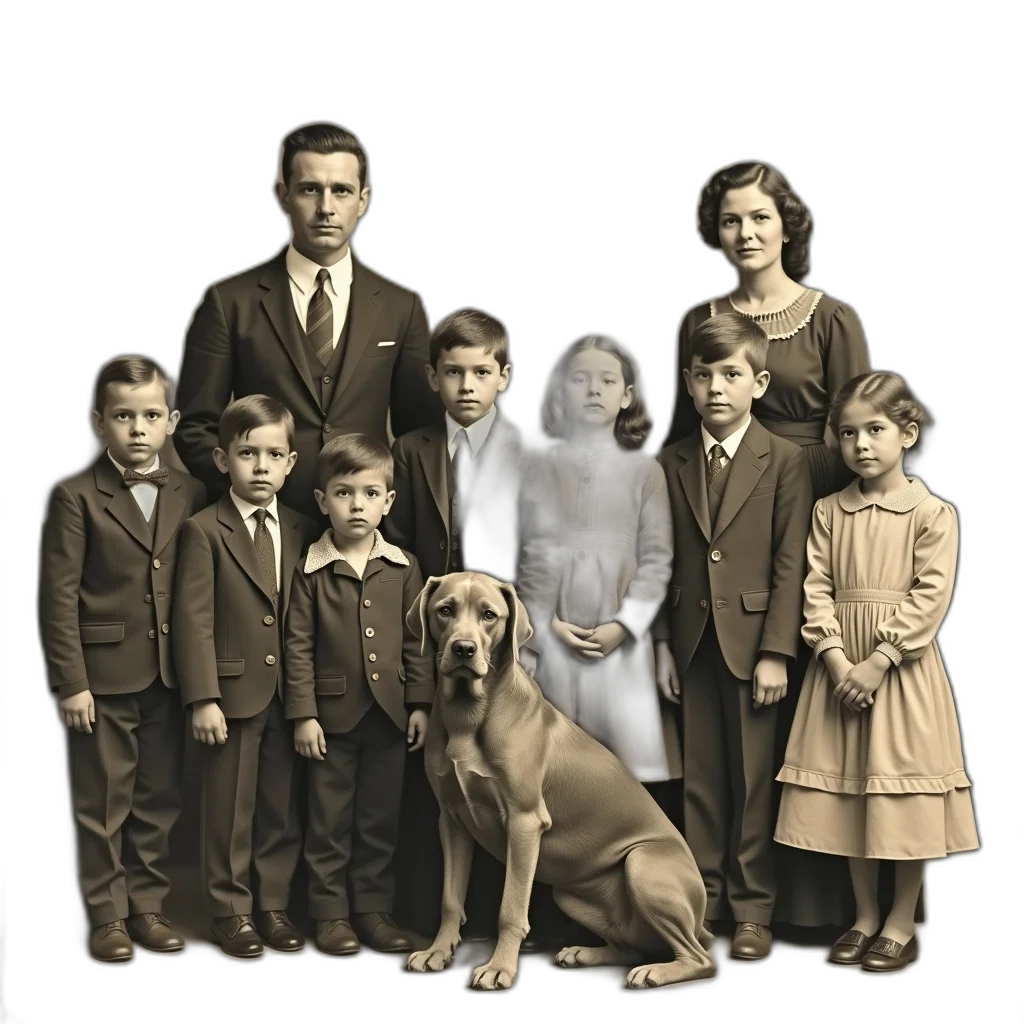 animal, staff, dress, crown, photorealistic, sepia-toned, vintage, photograph transparent PNG cut-out