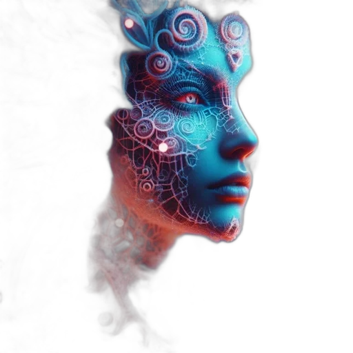 mask, robot, face, crown transparent PNG cut-out