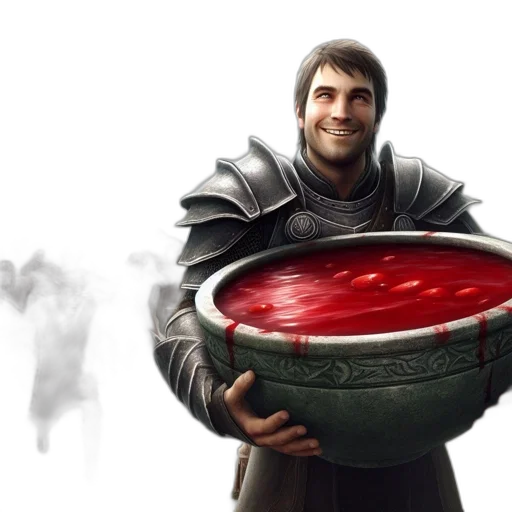 sword, concept art, fantasy art, 3d render, photorealistic, red, medieval, village transparent PNG cut-out