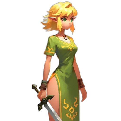 staff, weapon, sword, dress, concept art, fantasy art, pixel art, 3d render transparent PNG cut-out