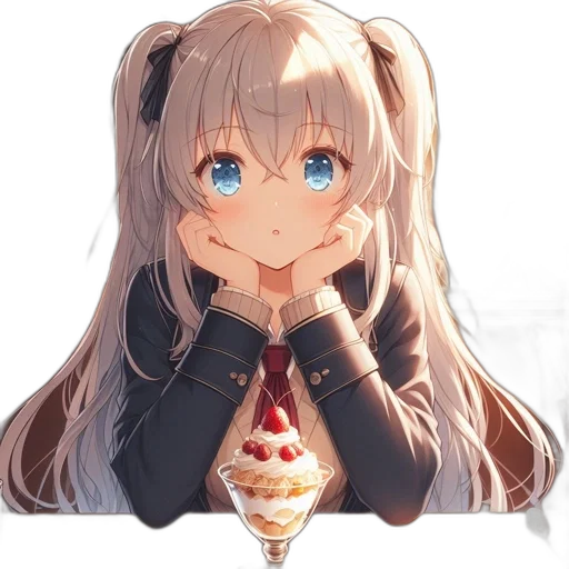 food, face, staff, weapon, anime, pixel art, cartoon, concept art transparent PNG cut-out