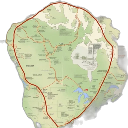 map, national, trail, system transparent PNG cut-out