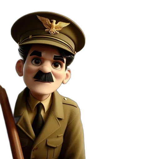 staff, 3d render, concept art, cartoon, photorealistic, animated, military, officer transparent PNG cut-out