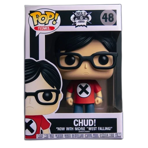 comic book art, funko, pop, box, features, chud, his, signature transparent PNG cut-out
