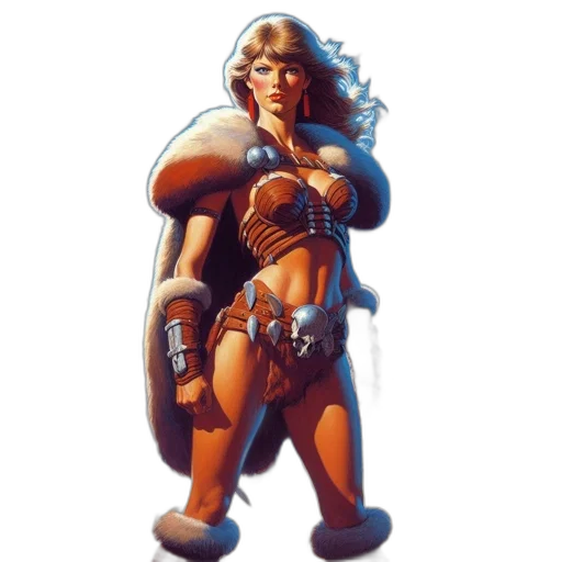 jacket, concept art, comic book art, fantasy art, pixel art, warrior, leader, wearing transparent PNG cut-out