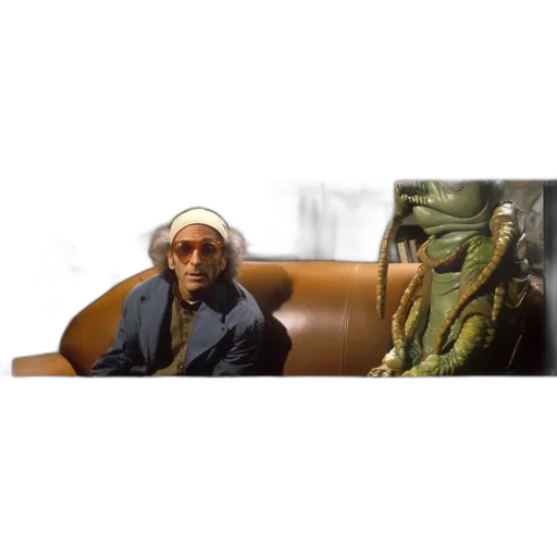 jacket, hat, face, concept art, man, long, white, hair transparent PNG cut-out