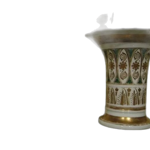 crown, jewelry, furniture, 3d render, two, ornate, vases, gold transparent PNG cut-out