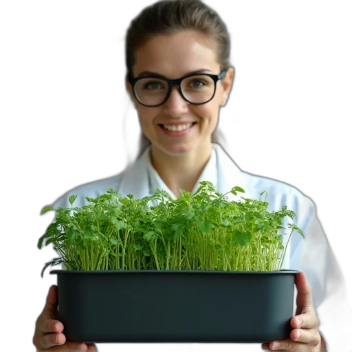 staff, food, female, biologist transparent PNG cut-out