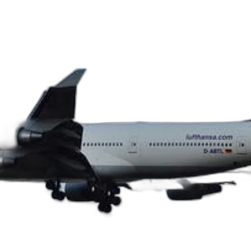 weapon, animal, 3d render, photorealistic, lufthansa, airplane, registration, number transparent PNG cut-out