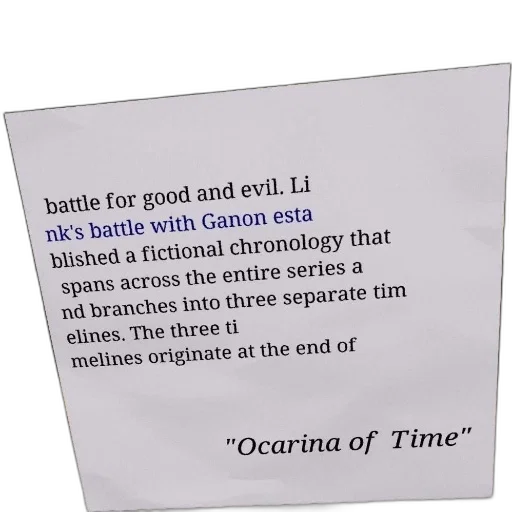 text-based, image, discussing, fictional, chronology, legend, zelda, series transparent PNG cut-out