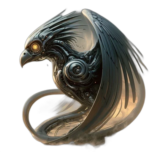 dragon, mask, creature, hair, fantasy art, concept art, photorealistic, 3d render transparent PNG cut-out