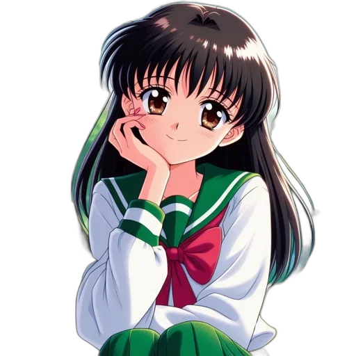 face, staff, dress, anime, pixel art, photorealistic, cartoon, green transparent PNG cut-out
