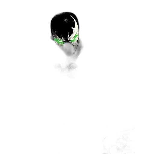mask, creature, face, robot, pixel art, concept art, 3d render, anime transparent PNG cut-out