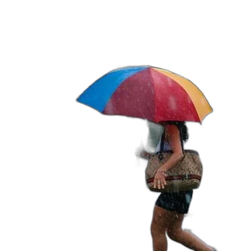 umbrella, hat, jacket, dress, photorealistic, 3d render, oil painting, concept art transparent PNG cut-out