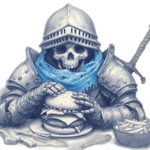 food, jacket, mask, concept art, fantasy art, watercolor, comic book art, monochrome transparent PNG cut-out