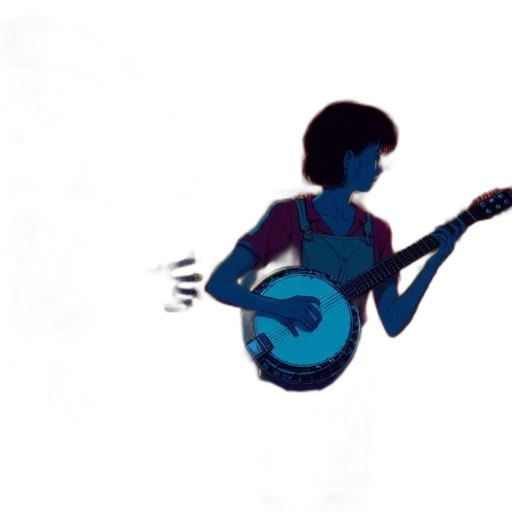 cartoon, watercolor, concept art, pixel art, outer space, blue, interior, shot transparent PNG cut-out