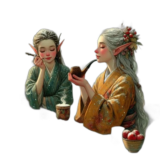 jewelry, staff, oil painting, fantasy art, photorealistic, concept art, snow, rain transparent PNG cut-out
