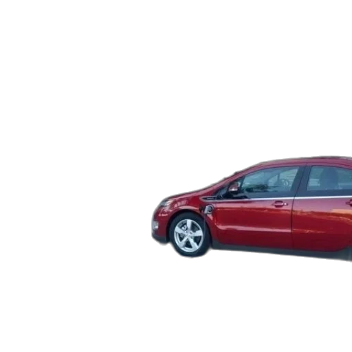 car, 3d render, photorealistic, red, electric, parked, charging, station transparent PNG cut-out