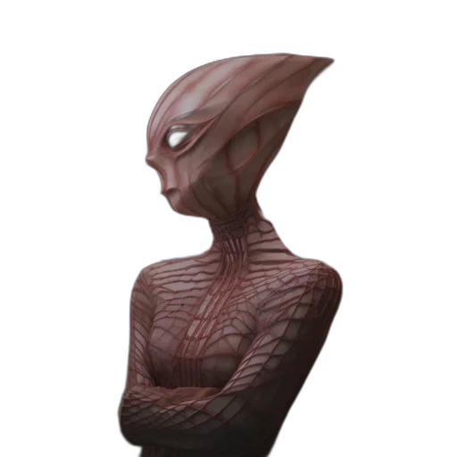 creature, mask, face, robot, concept art, 3d render, fantasy art, pixel art transparent PNG cut-out