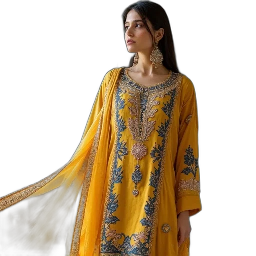 dress, jewelry, staff, photorealistic transparent PNG cut-out