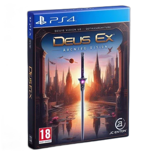 concept art, playstation, game, deus, arranged, vision, features, futuristic transparent PNG cut-out